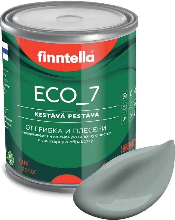 

Краска Finntella Eco 7 Kevyt Sammal F-09-2-1-FL052 0.9 л (серо-зеленый)