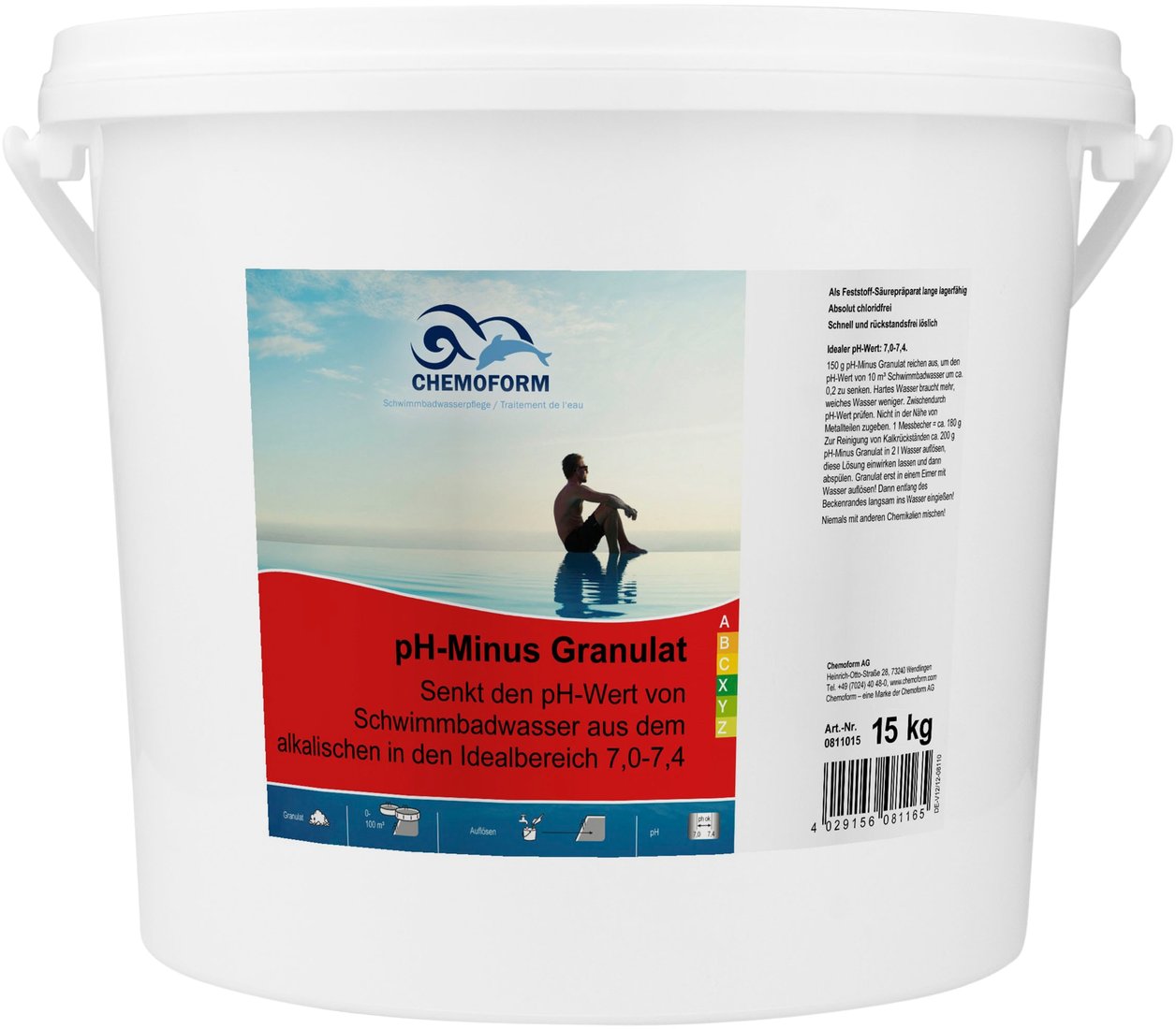 

Химия для бассейна Chemoform pH-минус 15 кг