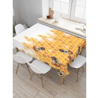 Скатерть JoyArty Пчелы на сотах tc_29093_120x145