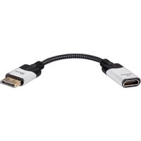 Адаптер VCOM CG6218M-0.15 DisplayPort - HDMI (nan м, черный/серый)