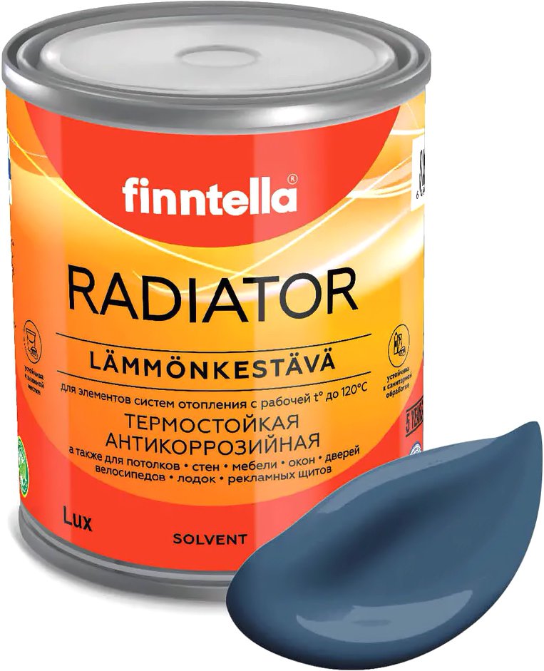 

Краска Finntella Radiator Bondii F-19-1-1-FL004 0.9 л (лазурно-серый)