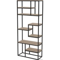 Стеллаж TMB Loft Сартория ЛДСП 80x30x200 (дуб денвер трюфель)