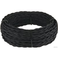 Кабель силовой Werker Ретро 3х2,5 50 м (витой черный)_x000D_