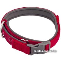 Ошейник Каскад Премиум 00215051-02 (светоотражающий, красный)