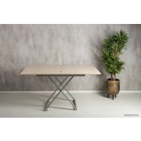 Стол-трансформер Levmar Accord D68/S59 (дуб шамони светлый/хром)