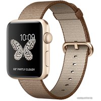 Умные часы Apple Watch Series 2 42mm Gold with Woven Nylon [MNPP2]