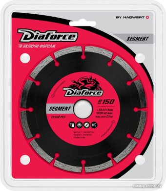 Отрезной диск алмазный  Diaforce Segment 500150