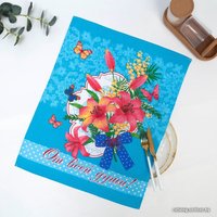 Полотенце Русский дом Лилия 7575129 (бирюзовый)