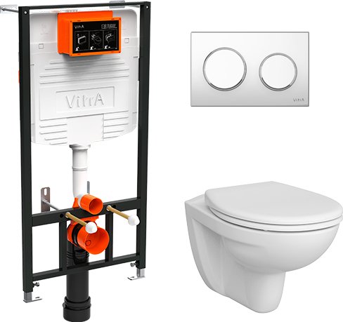 

Унитаз подвесной Vitra S10 SpinFlush/Uno/Uno 9842B003-7206