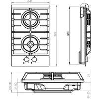 Варочная панель Konigin Flash 302 BKG