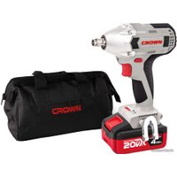 Гайковерт Crown CT22015HX-4 TB (с 2-мя АКБ, сумка)