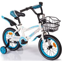 Детский велосипед Mobile Kid Slender 14 (белый/голубой)