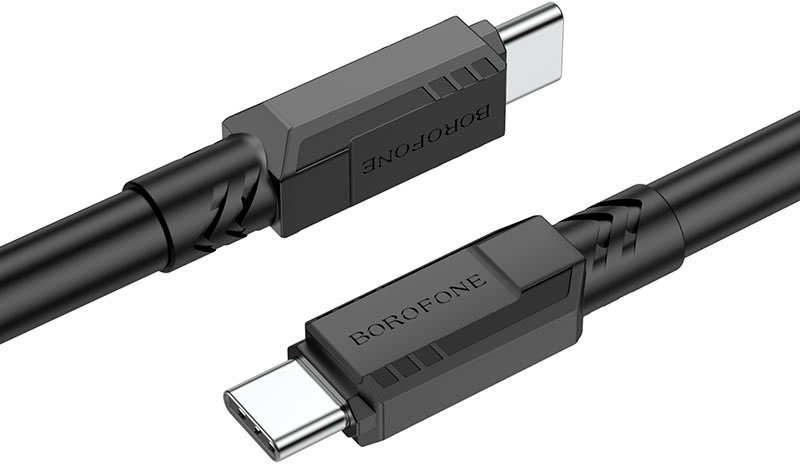 

Кабель Borofone BX81 60W USB Type-C -USB Type-C (1 м, черный)