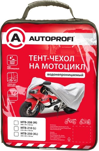 Чехол для мотоцикла без кофра Autoprofi MTB-210 L