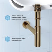 Сифон Wellsee Drainage System 182121001 (сифон, донный клапан, золото)