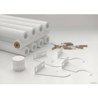 Стальной трубчатый радиатор Сунержа Эстет-00 EU50 500х990 22 секции (матовый белый)