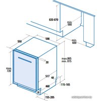 Встраиваемая посудомоечная машина CATA LVI61014