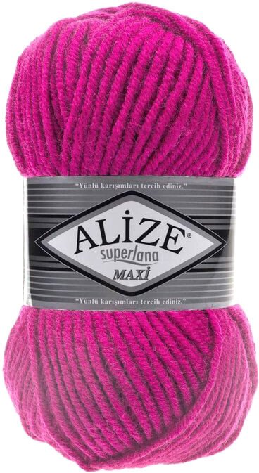 

Пряжа для вязания Alize Superlana maxi 149 (100 м, фуксия)