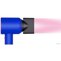 Фен Dyson HD15 Supersonic (с переходником на евровилку, синие румяна)