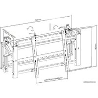 Кронштейн для информационной панели ABC Mount WallPro-90 (черный)