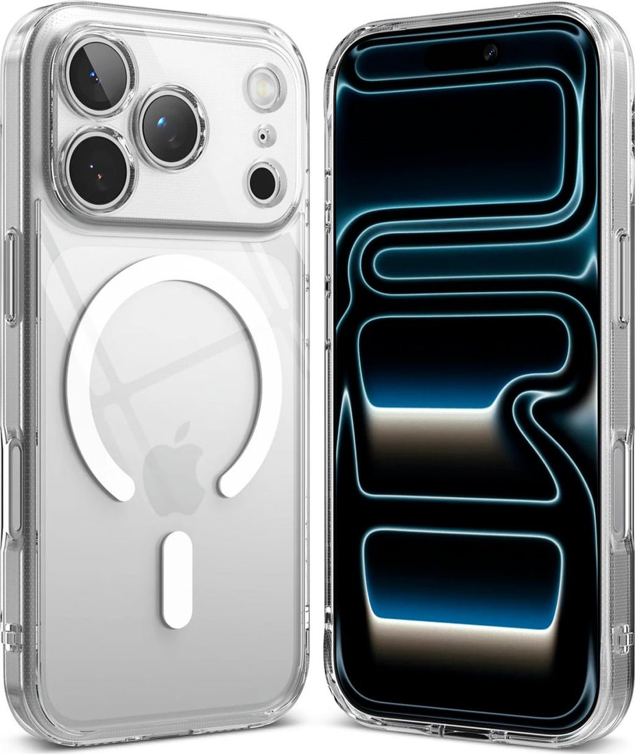 

Чехол для телефона Ringke Fusion Magnetic для iPhone 17 Pro Clear