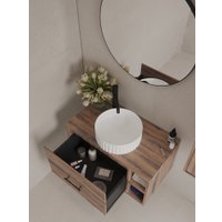  ЗОВ Тумба под умывальник Дион-Анталья 80 A80LOWC0 (дуб веллингтон)