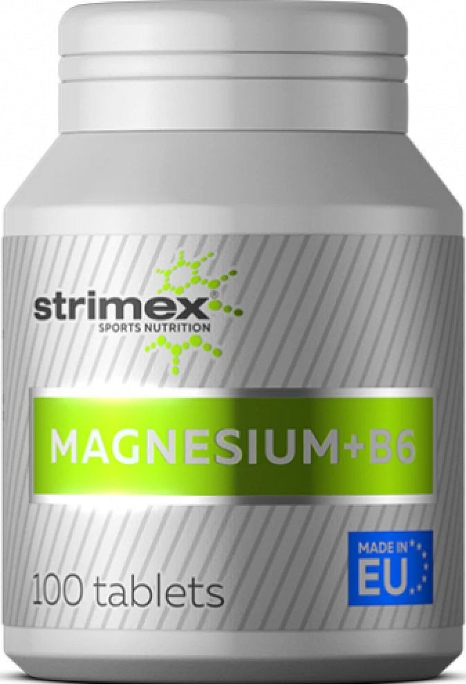 Витамины, минералы Strimex Магний + B6 (100 таблеток)