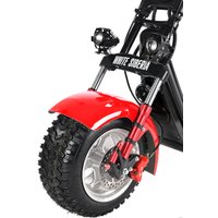 Электроскутер White Siberia CityCoco WS-PRO 2500w 21Ah (с красными брызговиками)