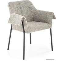 Стул с подлокотниками Halmar K522 (серый/черный)