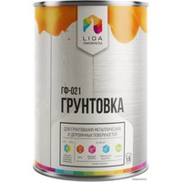 Алкидная грунтовка LIDA ГФ-021 (2кг, светло-серый)