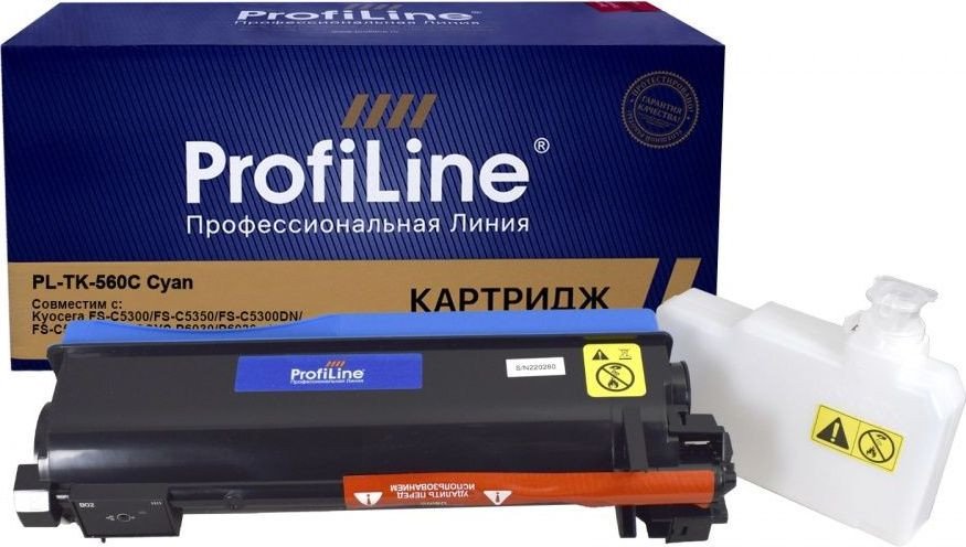 

Картридж ProfiLine PL-TK-560C (аналог Kyocera TK-560C-C-WC)