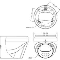 IP-камера Cantonk IPD-828LiSD Dark SD LED iR MiC (2.8 mm)