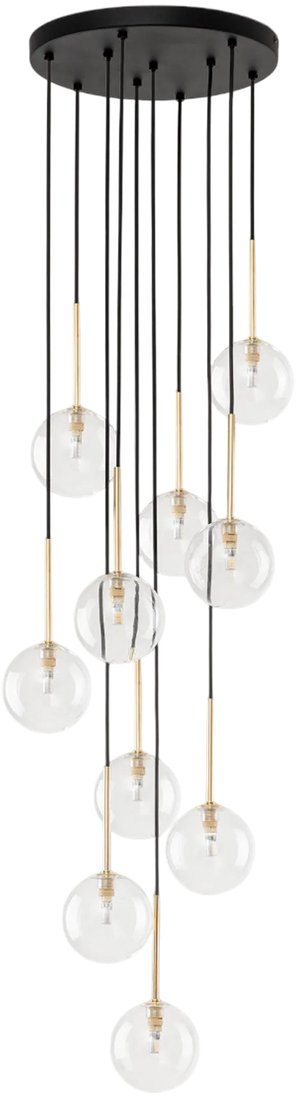 Подвесная люстра TK Lighting Nilos 5944 (золото/черный)