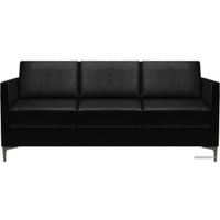 Диван Brioli Ганс трехместный (экокожа, L22 черный)