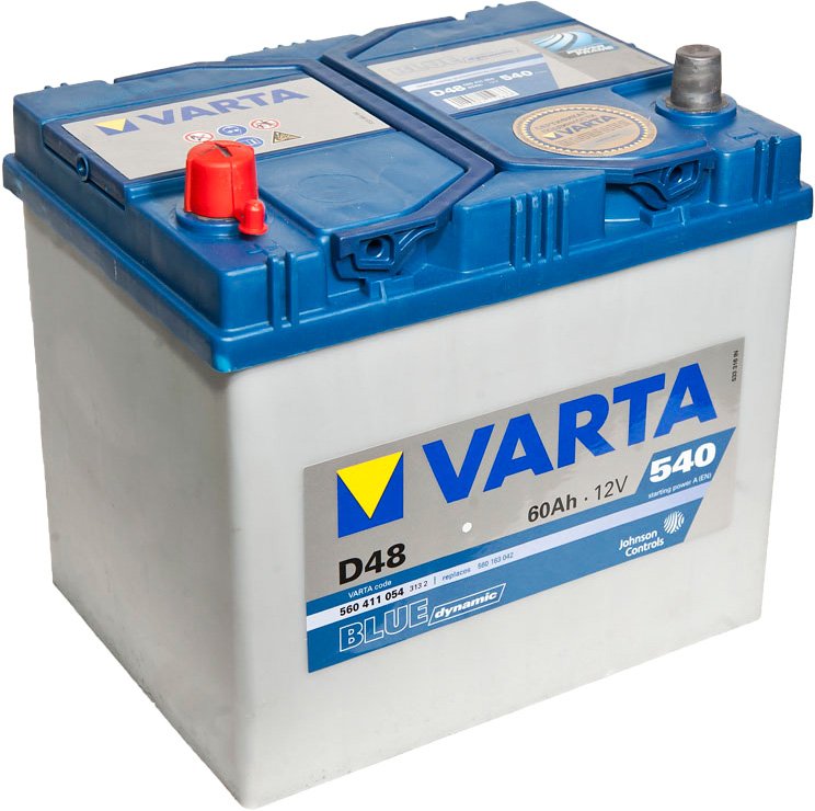 

Автомобильный аккумулятор Varta Blue Dynamic D48 560 411 054 (60 А/ч)