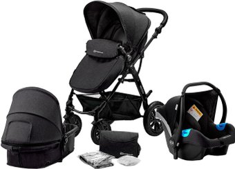 Универсальная коляска KinderKraft Moov (3 в 1, черный)
