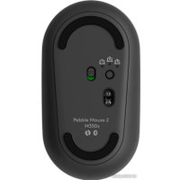 Мышь Logitech M350S Pebble 2 (графит)
