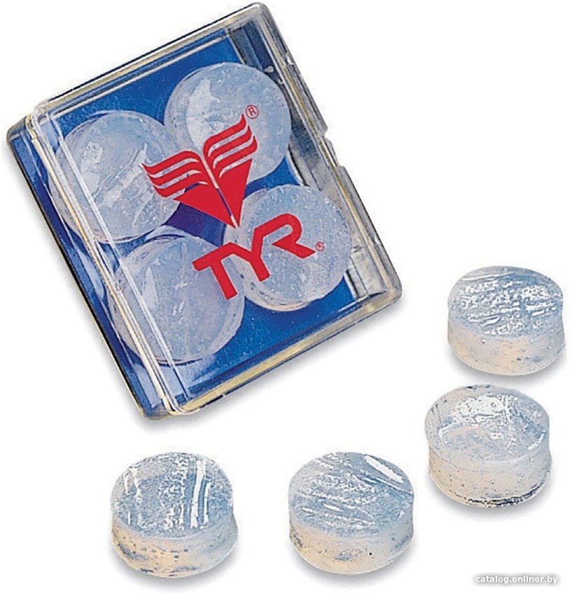 Беруши для плавания TYR Soft Silicone Ear Plugs LEP (прозрачный)