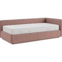 Кровать-тахта Sonit Nicole правый 90x200 шенилл Eclipse (02 пыльная роза)