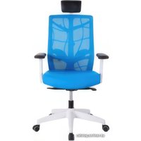 Офисное кресло Chair Meister Nature II Slider 3D (белая крестовина, голубой)