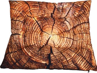 Декоративная подушка Бояртекс Спил дерева 35x40 (с лузгой гречихи)
