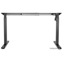 Стол для работы стоя ErgoSmart Manual Desk 1380x800x18 мм (дуб натуральный/черный)