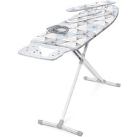 Гладильная доска Nika Тефлон НТ10+/ЦБ (графичные цветы на белом)