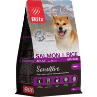 Сухой корм для собак Blitz Adult Salmon & Rice 1.8 кг в Лиде