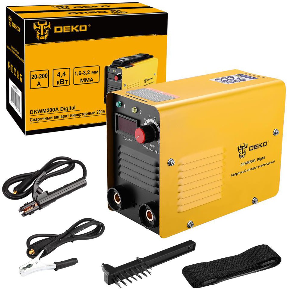 

Сварочный инвертор Deko DKWM200A 083-3000