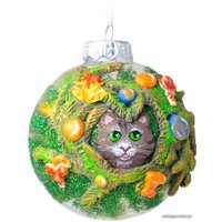 Елочная игрушка Грай Кот в елке ШБ80-19