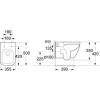 Унитаз подвесной BelBagno Alpina BB10100CHR/SC