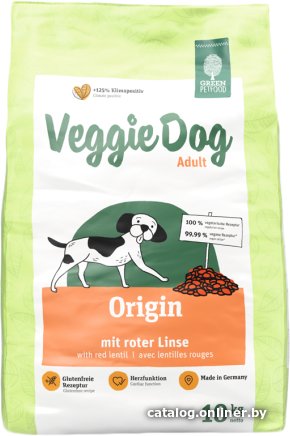 Сухой корм для собак Green Petfood VeggieDog Origin 10 кг