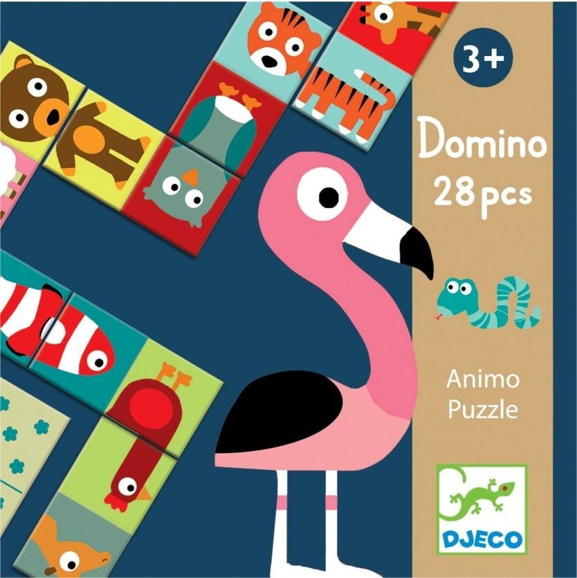 

Развивающая игра Djeco Домино Животные 08165
