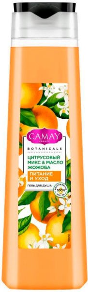 Camay Гель для душа Цитрусовый микс и масло жожоба 400 мл